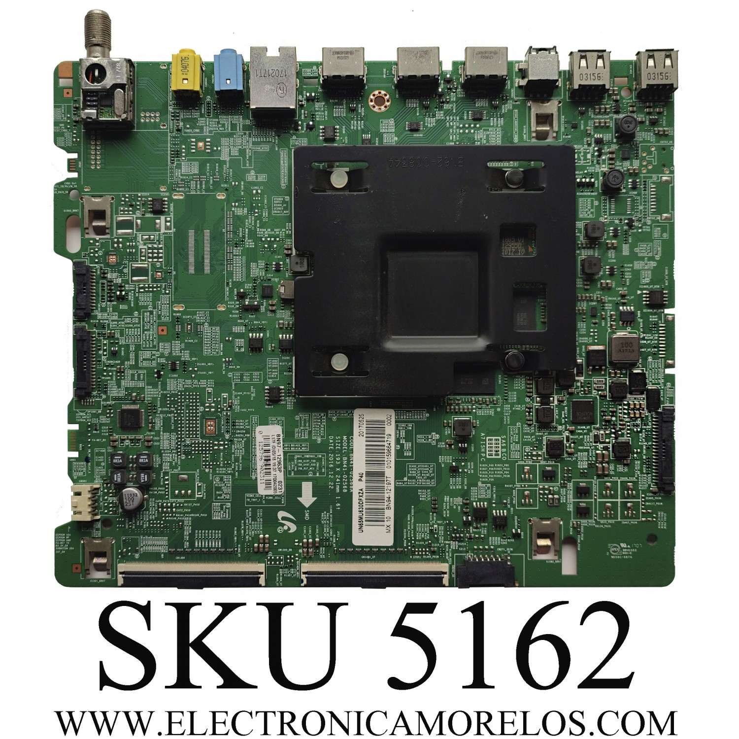 MAIN PARA TV SAMSUNG / NUMERO DE PARTE BN94-12197T / BN41-02568A / BN97-12963P / BN9412197T / PANEL CY-GK065HGNV3H / DISPLAY V650DJ5-QS3 REV.E3 / MODELO UN65MU630DFXZA DB03	
